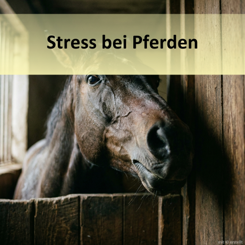 Gestresstes Pferd in einer Box