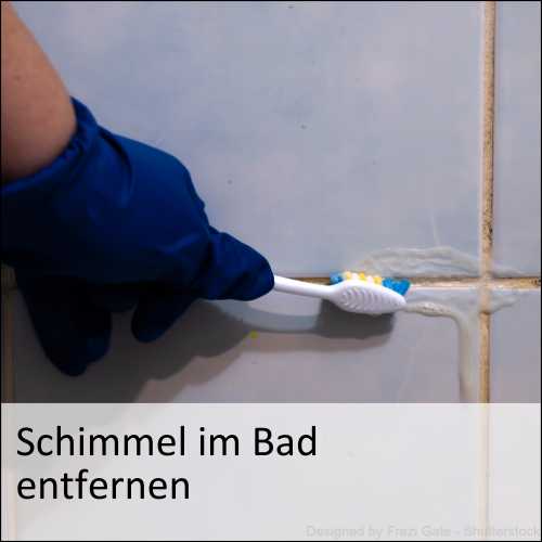 Schimmel im Bad entfernen