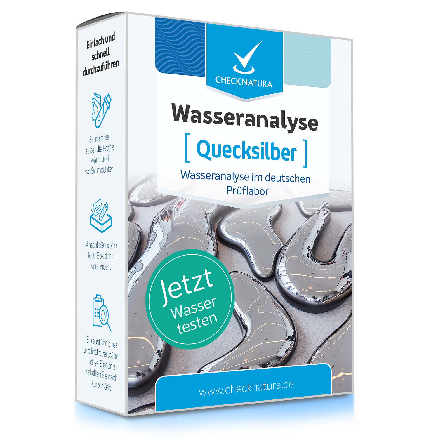 Checknatura Wassertest Quecksilber