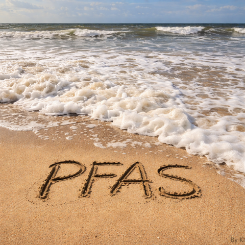 PFAS im Meeresschaum am Strand
