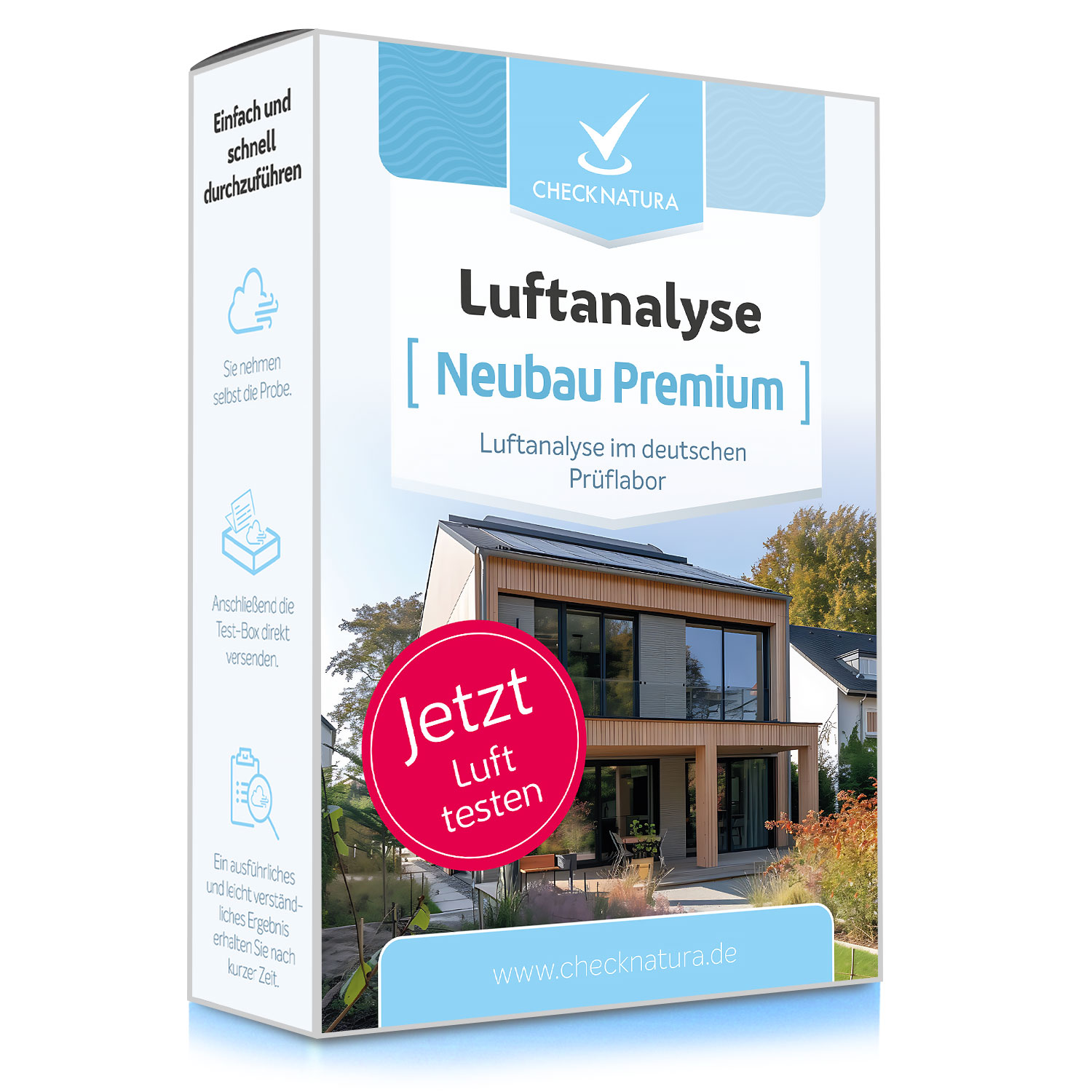 Neubau Premium Lufttest