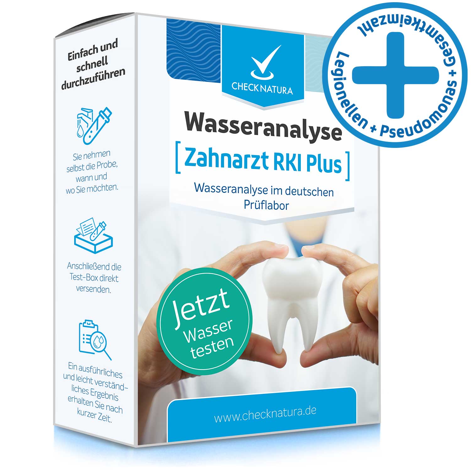 Wassertest Zahnarzt RKI Plus Checknatura Wassertest Zahnarzt RKI Plus