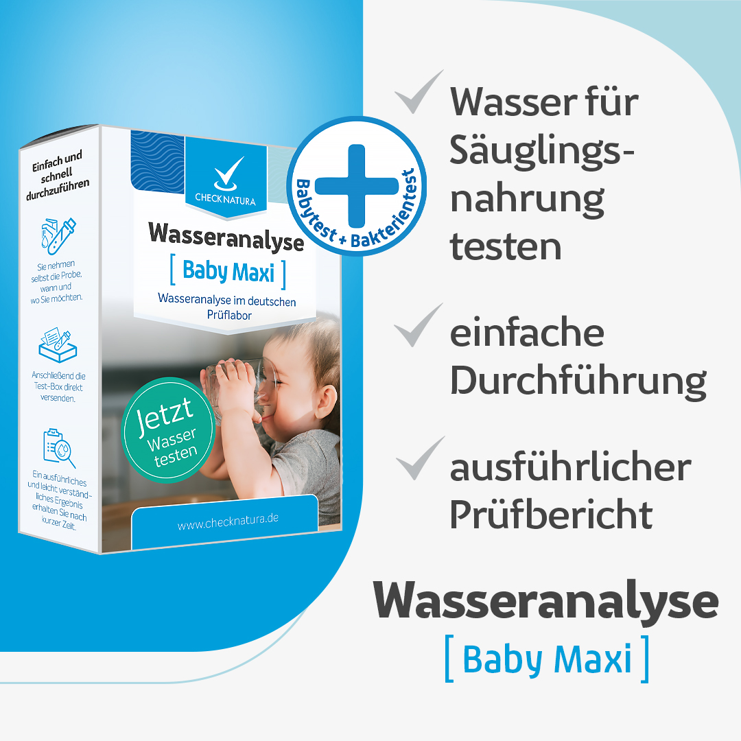 Checknatura Wassertest Baby Maxi Vorteile