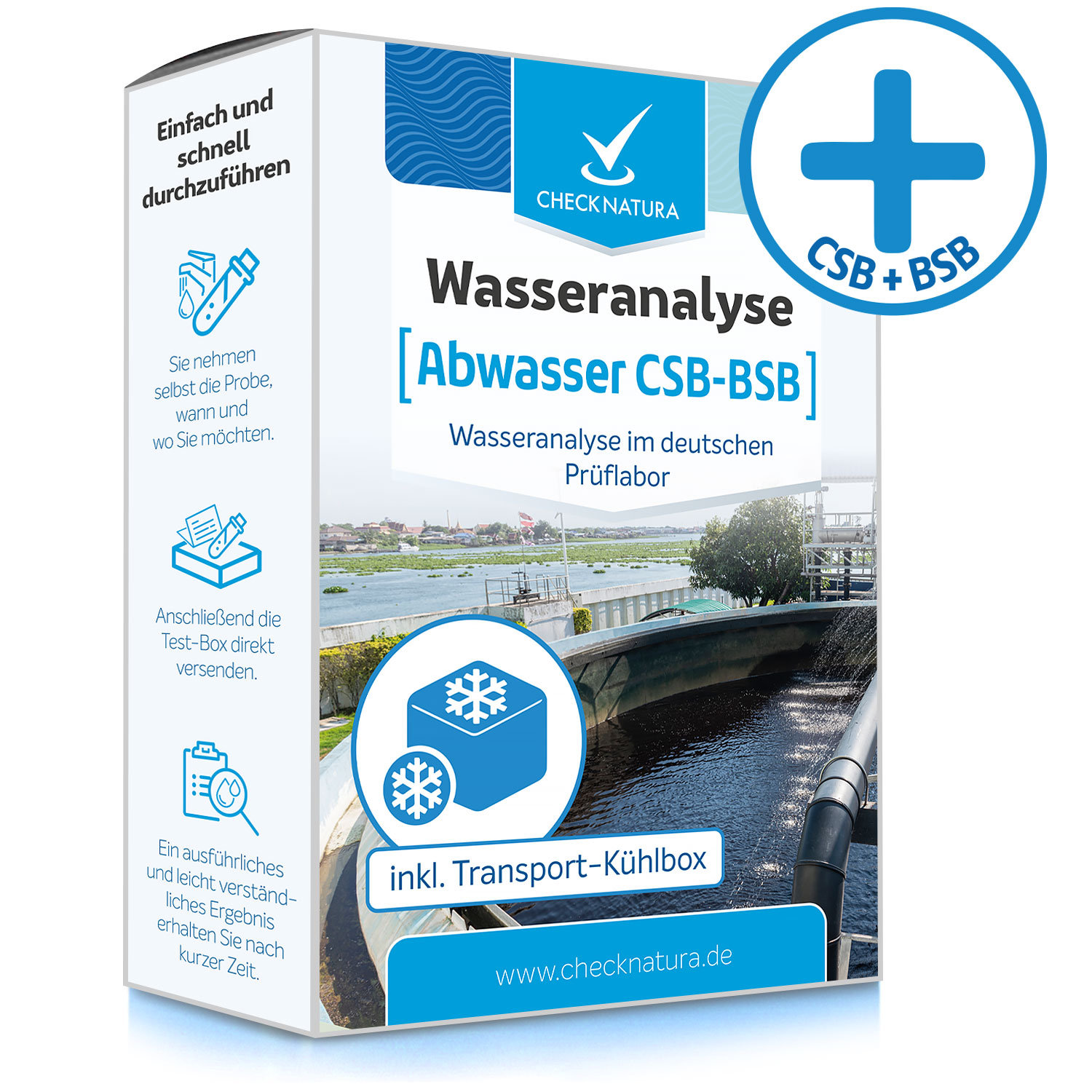 Checknatura Abwasseranalyse CSB und BSB