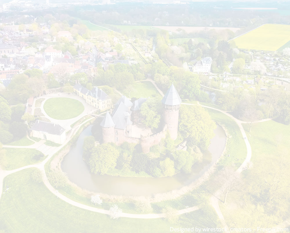 Blick auf Krefeld mit Burg