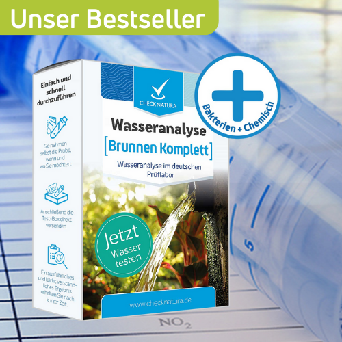 Unser Bestseller: Wasseranalyse Brunnen Komplett