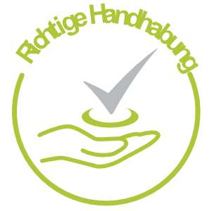 Icon Richtige Handhabung