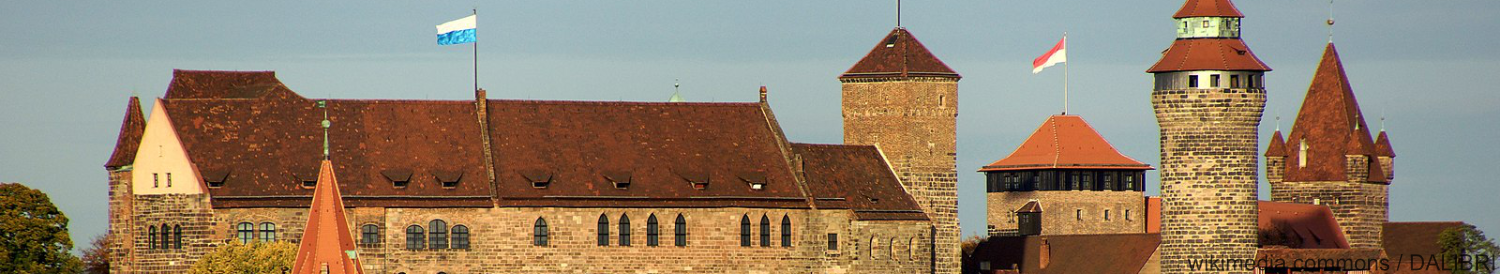 Die Kaiserburg, das Wahrzeichen von Nürnberg