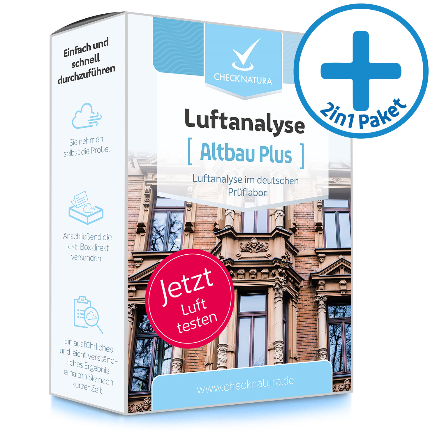 Altbau Plus Lufttest