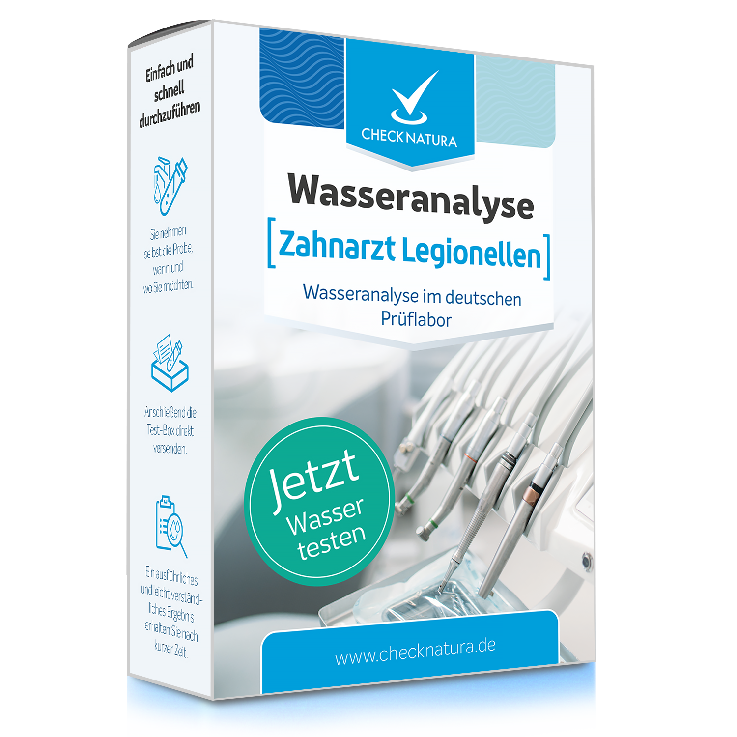 Wassertest Zahnarzt Legionellen