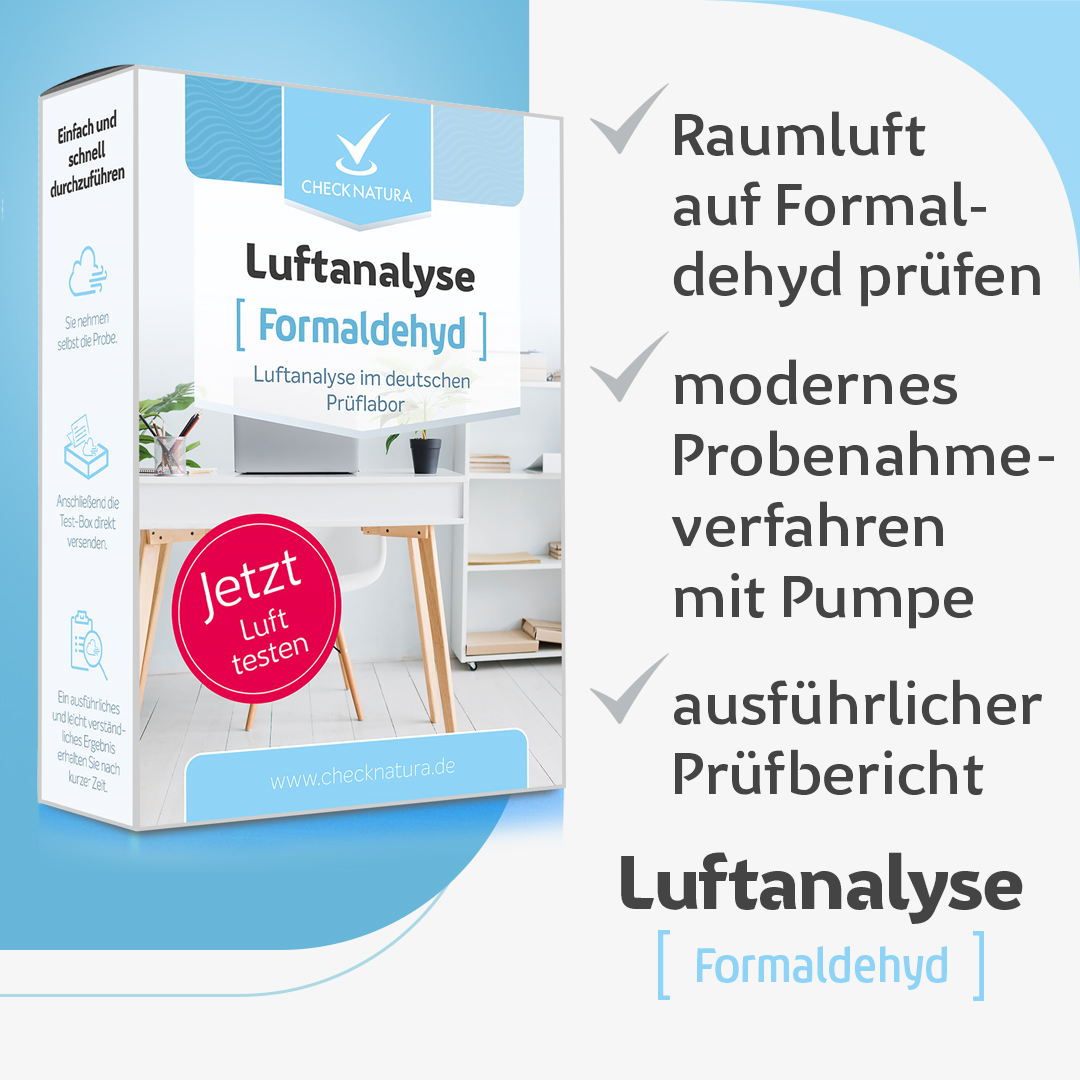 Lufttest Formaldehyd Vorteile