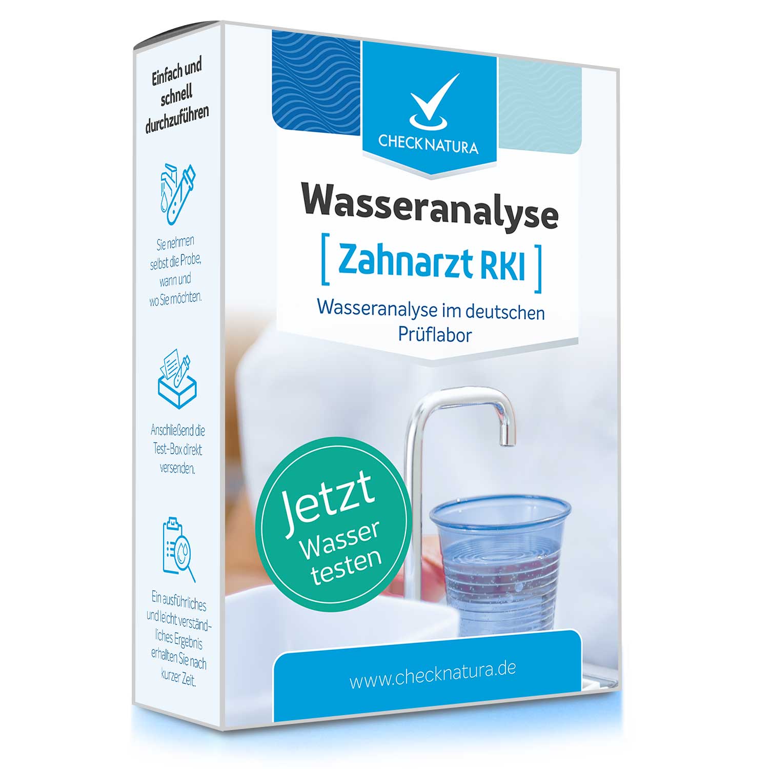 Wassertest Zahnarzt RKI Checknatura Wassertest Zahnarzt RKI