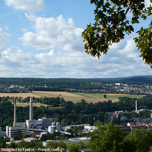 Blick über Pforzheim