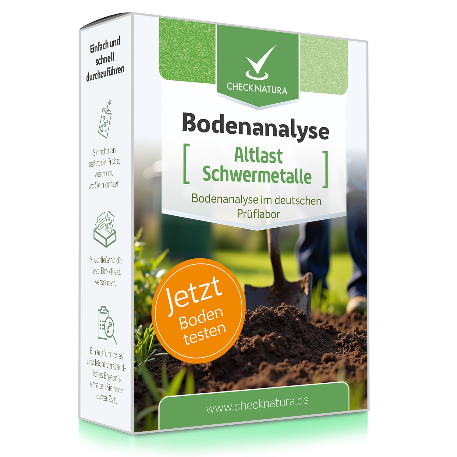 Bodentest auf Schadstoffe