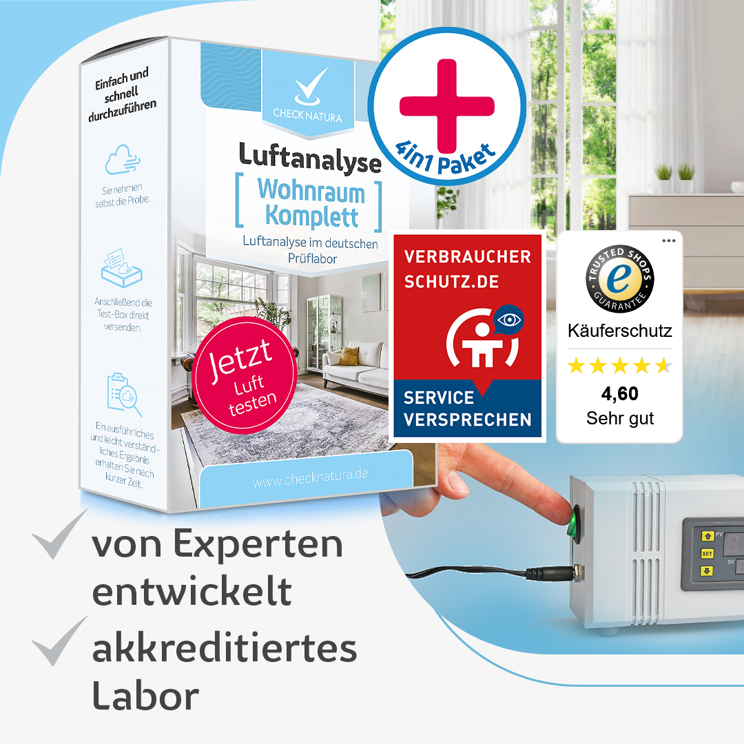 Wohnraum Komplett Lufttest Labor