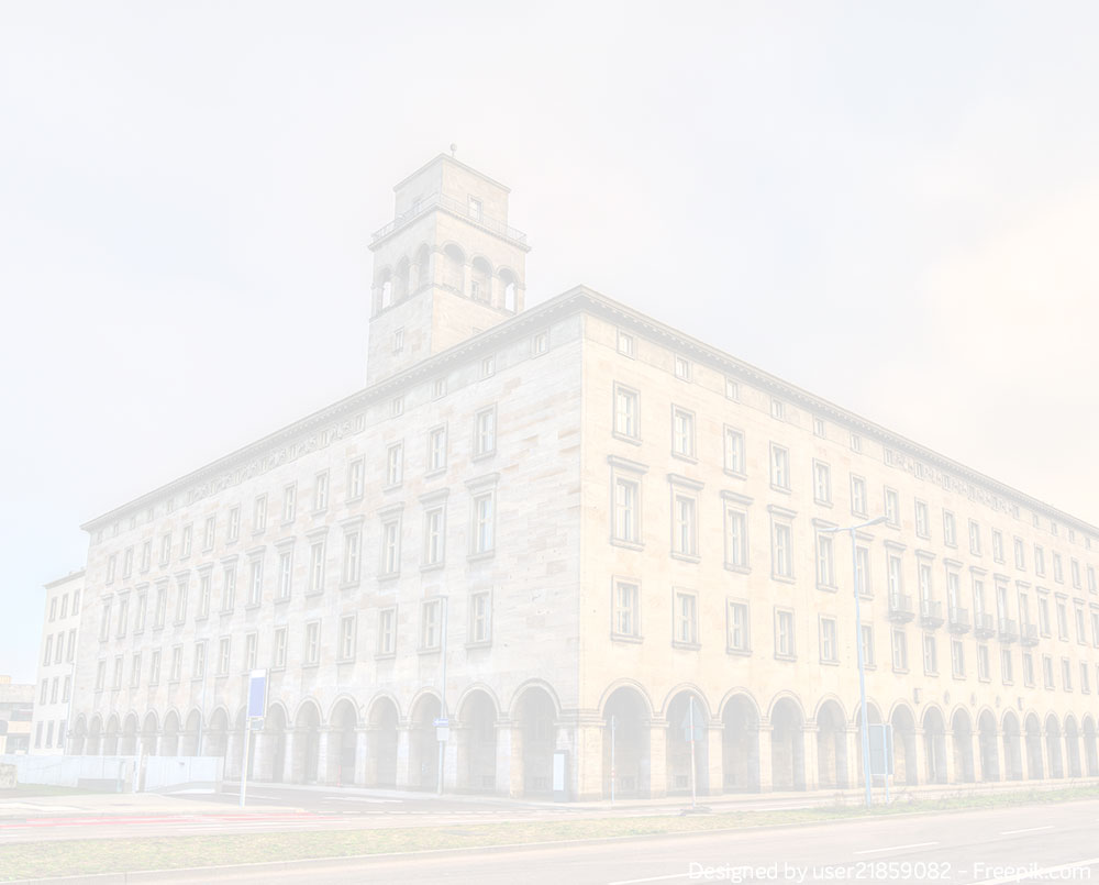 Architektonisches Gebäude in Karlsruhe