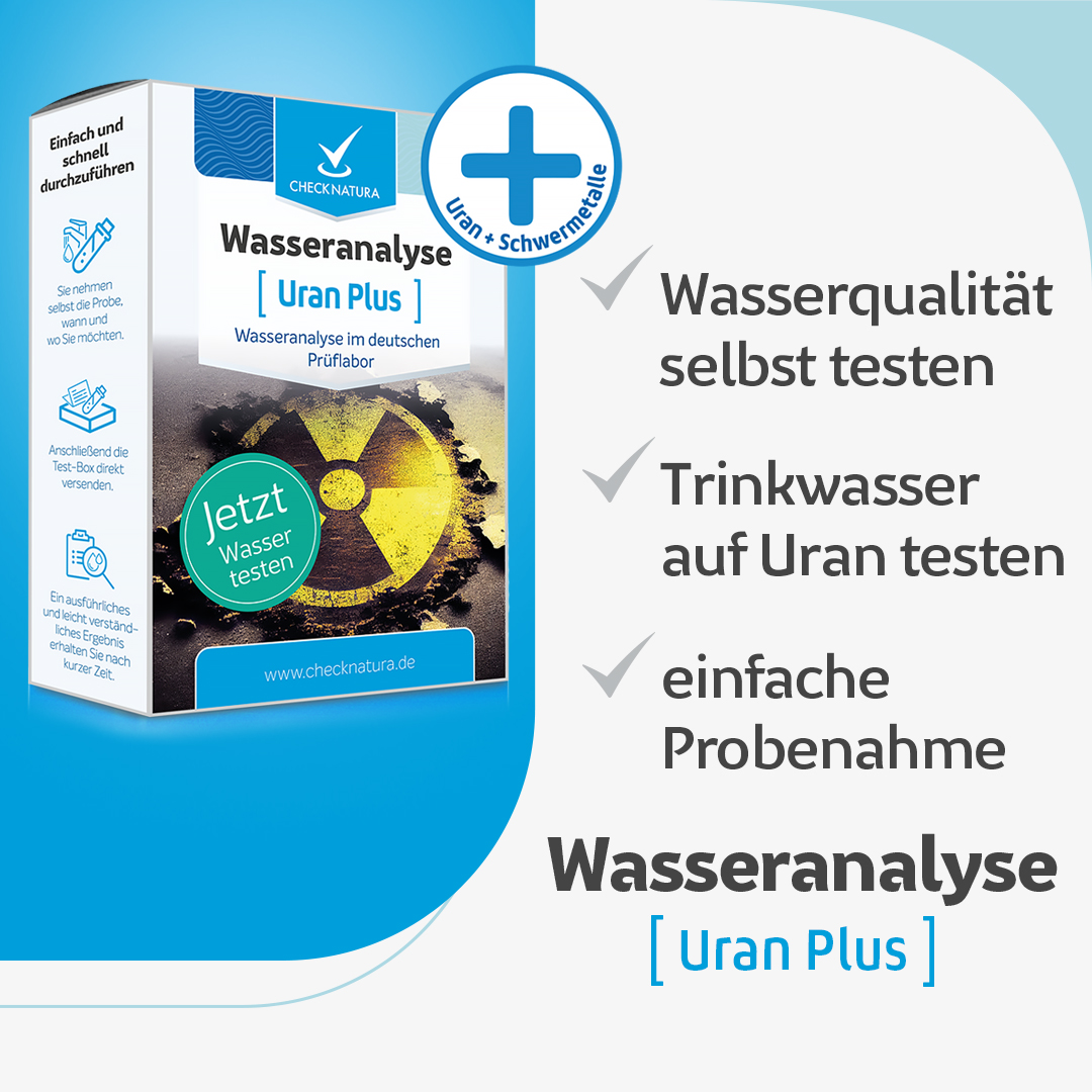 Checknatura Wassertest Uran Plus Vorteile