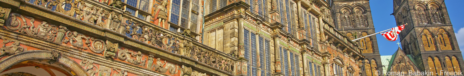 Blick auf die Senatskanzlei in Bremen
