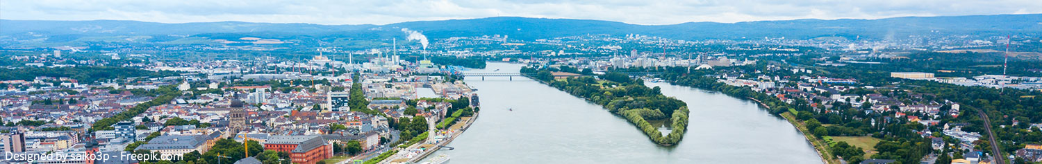 Panoramablick über Mainz