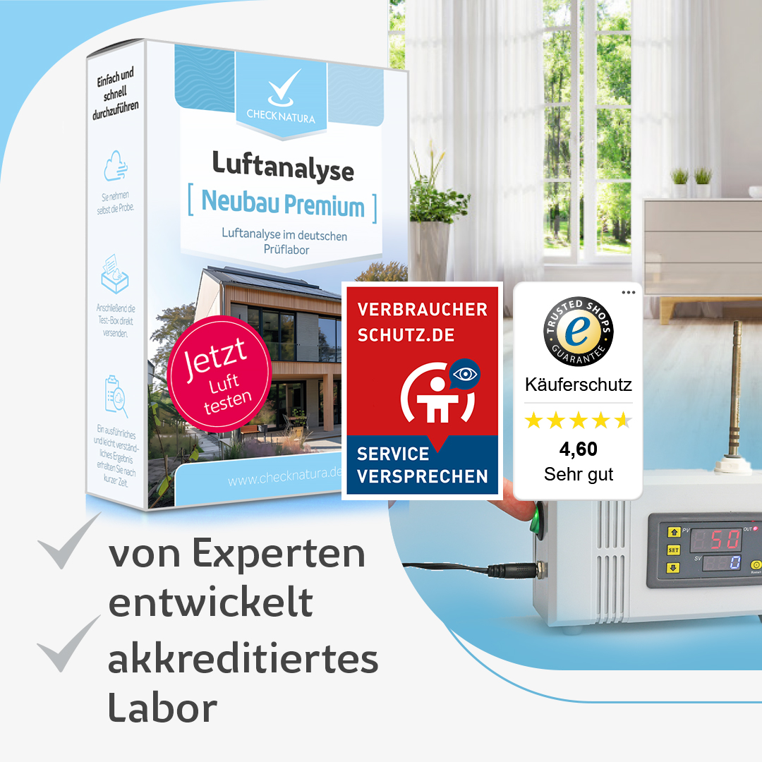 Neubau Premium Lufttest Labor