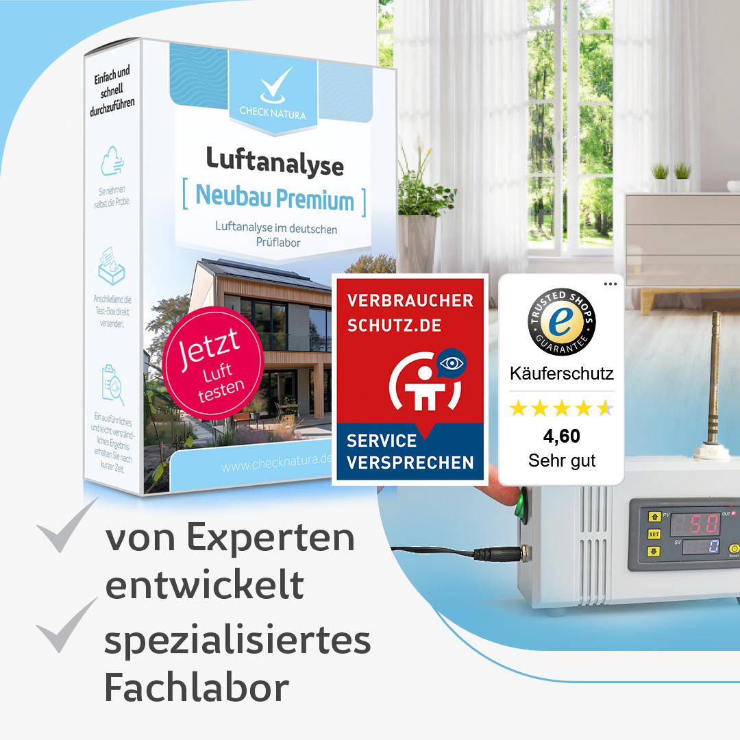 Neubau Premium Lufttest Labor