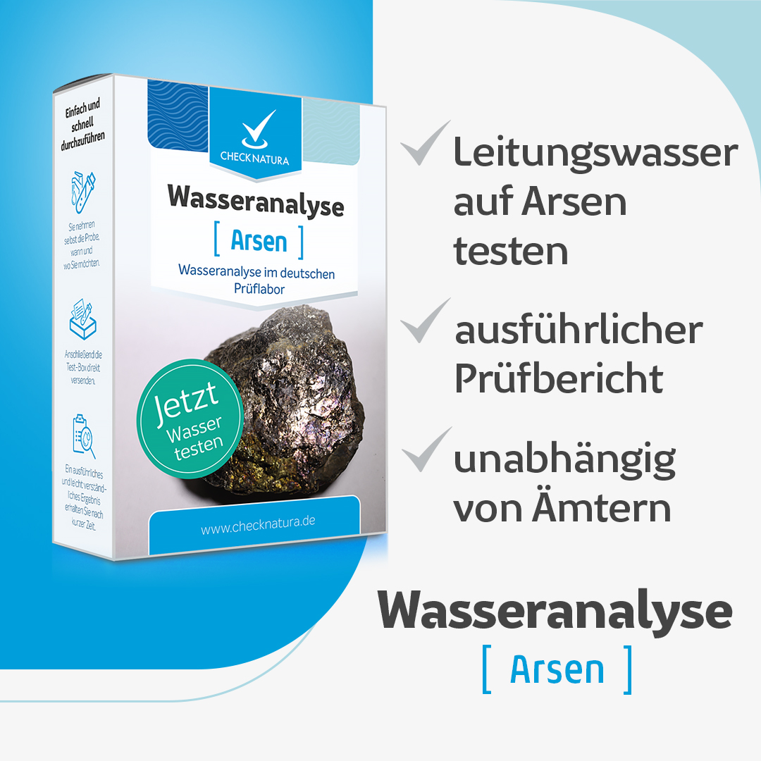 Checknatura Wassertest Arsen Vorteile