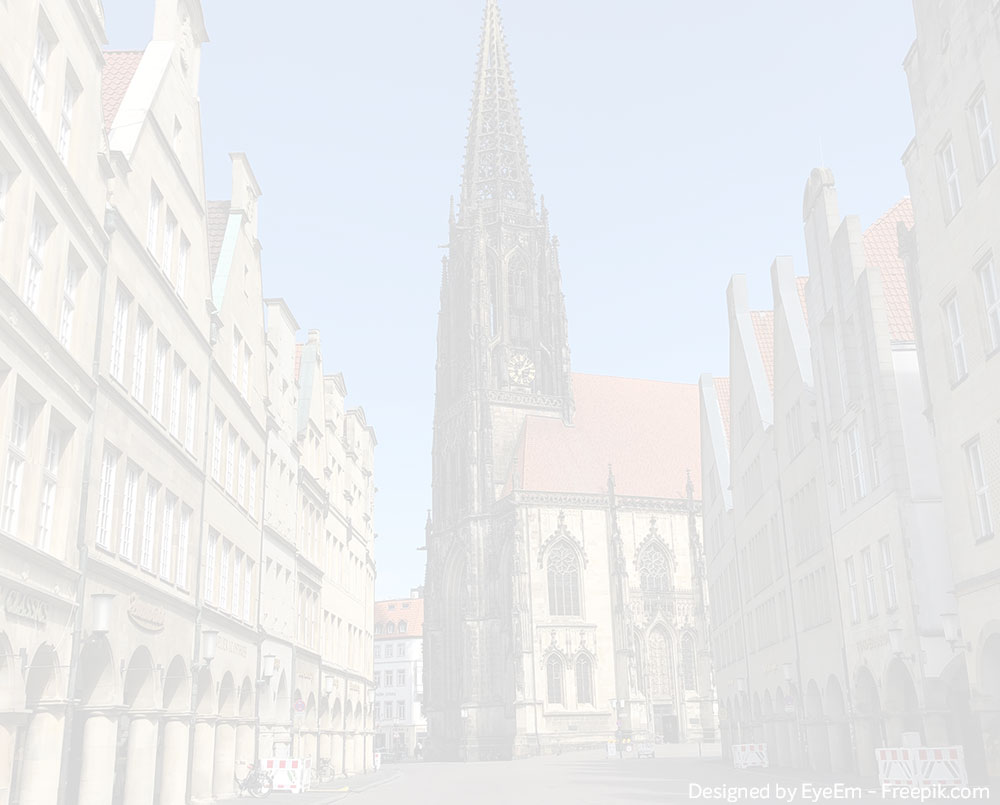 Blick auf die St. Lamberti in Münster