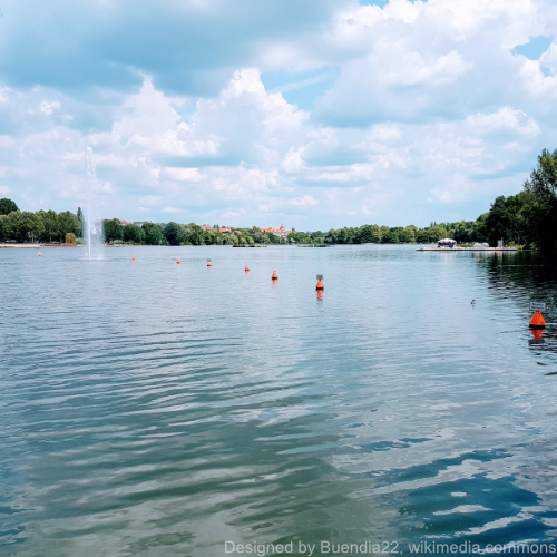 Der Wöhrder See in Nürnberg