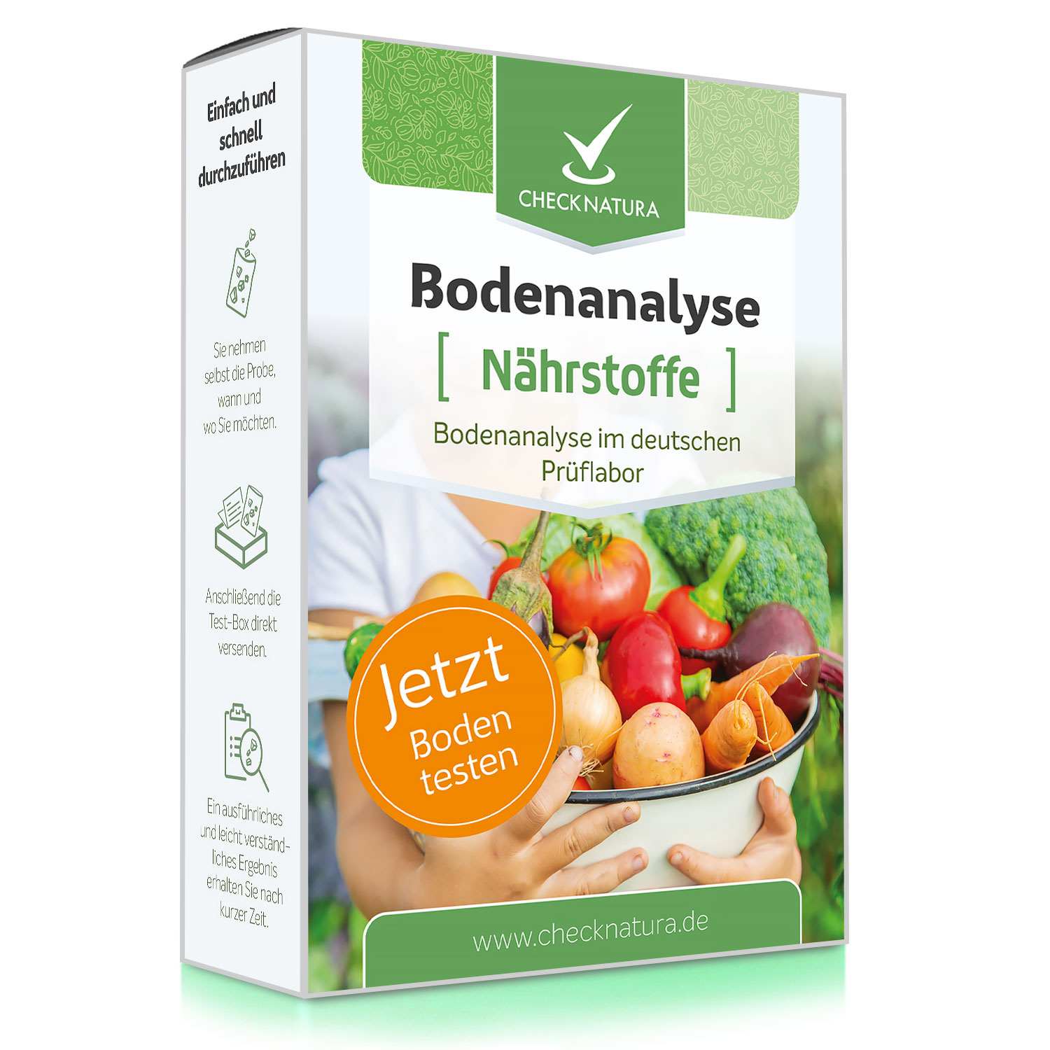 Bodenanalyse Nährstoffe + pH-Wert Checknatura Bodenanalyse Nährstoffe