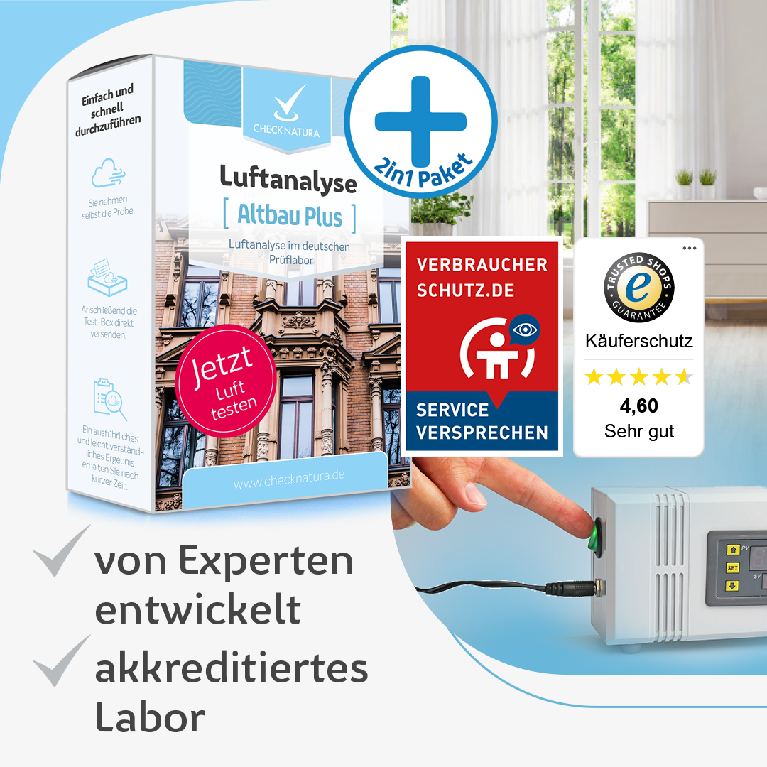 Altbau Plus Lufttest Labor