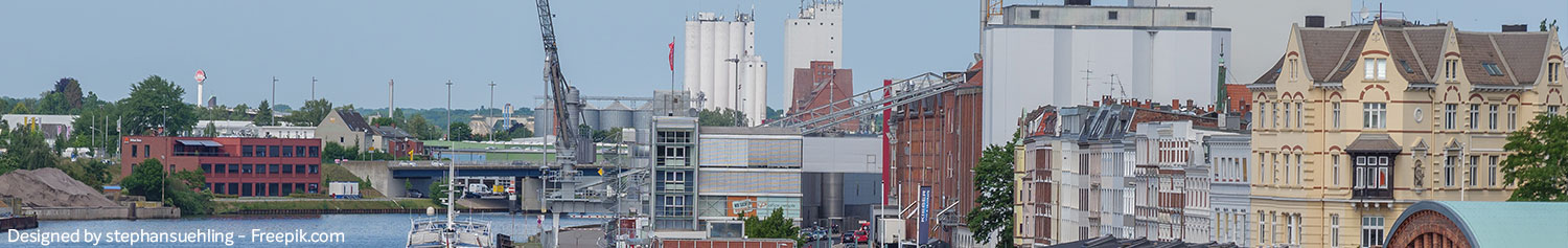 Fluss Trave in Lübeck
