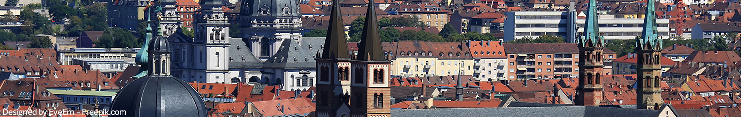 Panoramabild von Würzburg