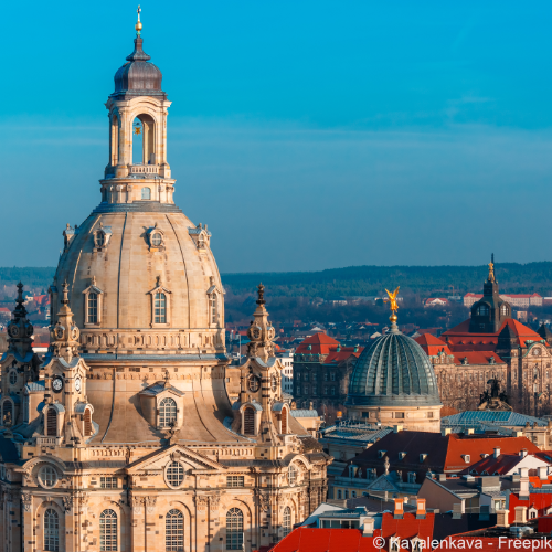 Blick über die Stadt Dresden 