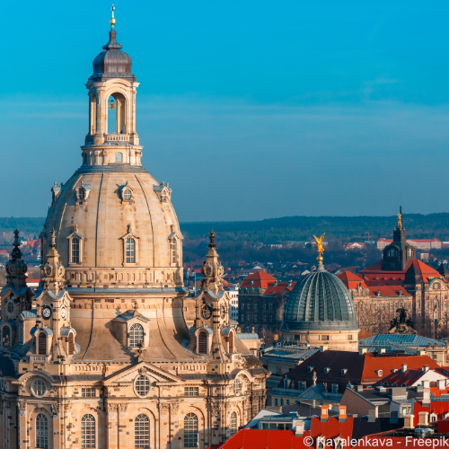 Blick über die Stadt Dresden