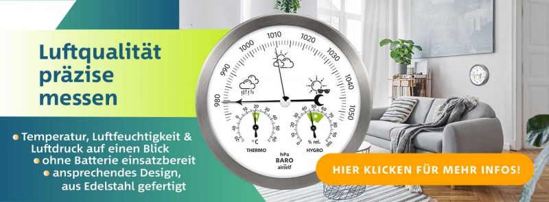 Barometer: Präzise Luftdruckmessung für Wettervorhersagen und Zuhause